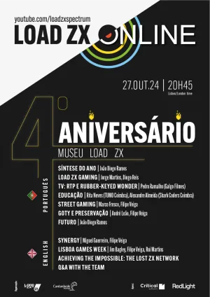 MUSEU LOAD ZX CELEBRA O SEU QUARTO ANIVERSÁRIO A 27 OUTUBRO