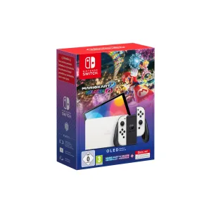 Pack Nintendo Switch – Modelo Oled (Branco) com Mario Kart 8 Deluxe já disponível