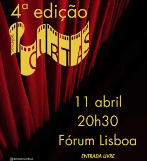 4ª edição dos Prémios Curtas – dia 11 de Abril